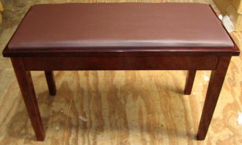 Polished Mahogany Straight Legs