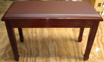 Polished Mahogany Spade Legs